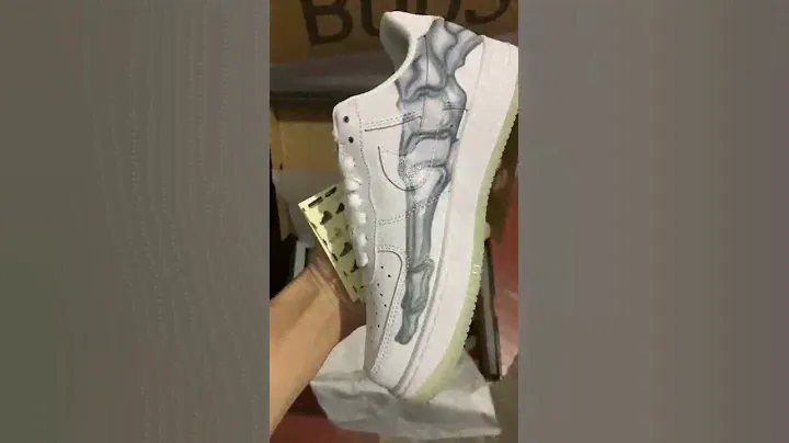 Air Force 1 SKELETON WHITE
