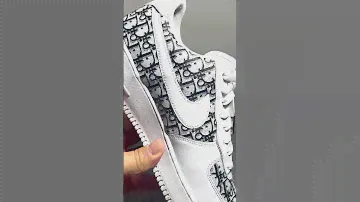DIOR custom Air Force Ones
