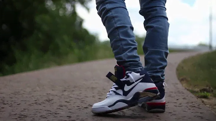 Nike Air Force 180 "Olympic" On Feet