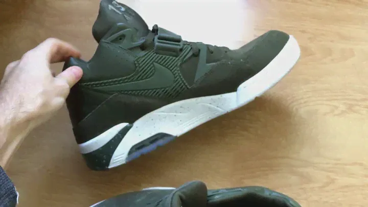 REVIEW Nike Air Force 180 Charles Barkley Olive ON FEET