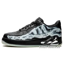 Мужские Nike Air Force 1 Low "Skeleton" Black