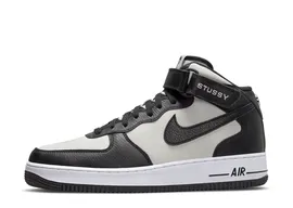 Stussy x Nike Air Force 1 Mid "Black"