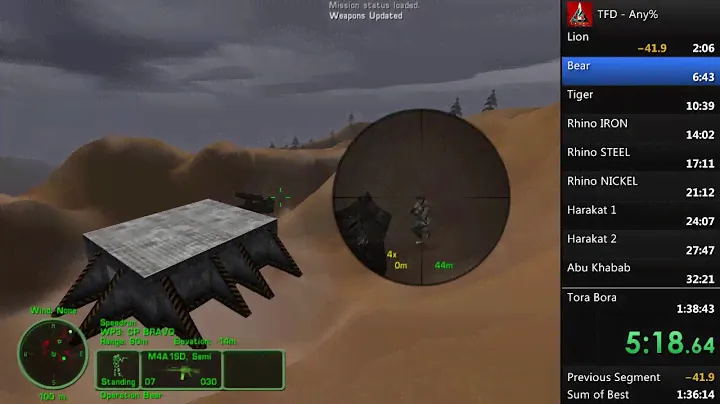 Delta Force Task Force Dagger in 1:29:19