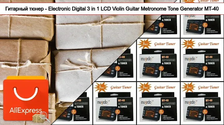 Гитарный тюнер - Electronic Digital 3 in 1 LCD Violin Guitar Metronome Tone Generator MT-40