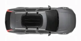 Багажник на крышу автомобиля бокс Thule Force XT S, 139 х 89,5 х 39 см, черный, dual side, aeroskin, 300 л