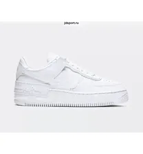 Nike Womens Air Force 1 Shadow Triple White