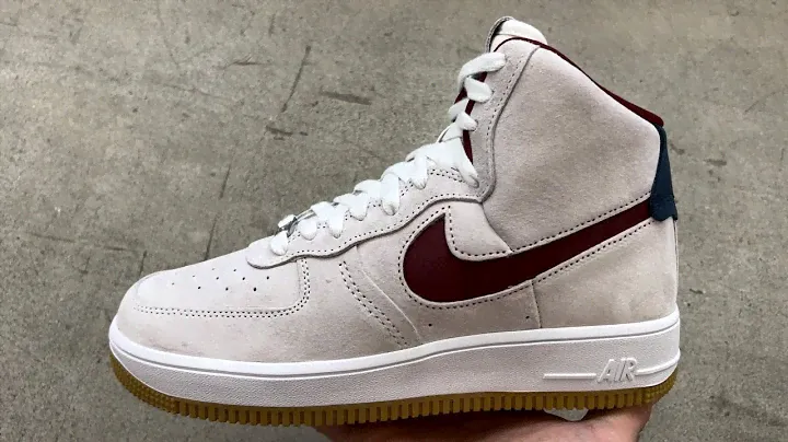 Nike Air Force 1 High Sculpt Grey Suede Womens Shoes