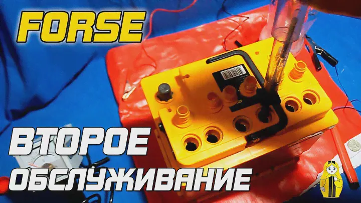 FORSE - ВТОРОЕ ОБСЛУЖИВАНИЕ АККУМУЛЯТОРА!