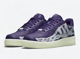 Air Force 1 Low Purple Skeleton Halloween 46.5RU