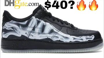 Black skeleton Air Force from Dhgate
