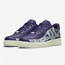 Nike Air Force 1 'Skeleton Purple'