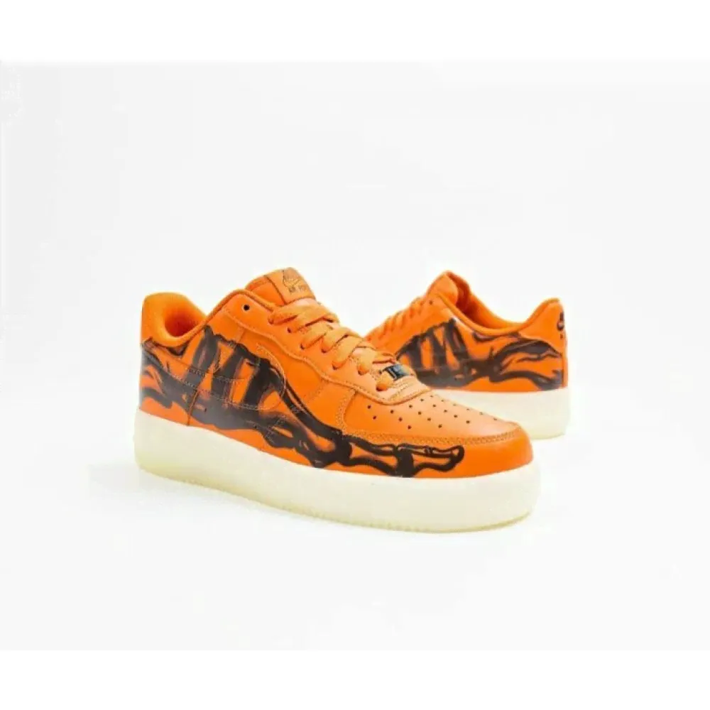 Кроссовки Мужские Nike Air Force 1 Low Skeleton Orange
