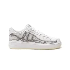Кроссовки Air Force 1 Low Skeleton Halloween (Бежевый)